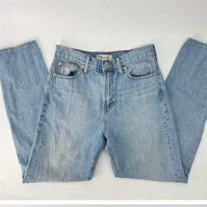 Madewell The Perfect Vintage Straight Leg High Waisted Denim Jeans